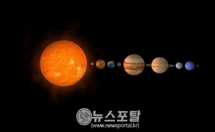 태양계 행성들이 일렬로 늘어선 우주쇼 모습.jpg