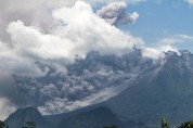 인도네시아'므라피화산'또폭발화산재·용암분출